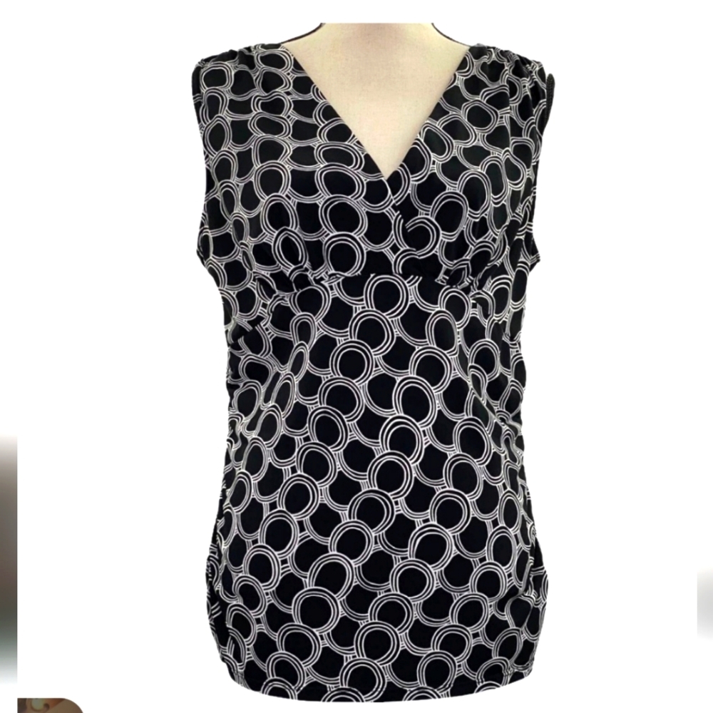 George Women's S 4 - 6 Printed Sleeveless Blouse